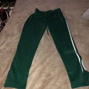 Green jogger pants